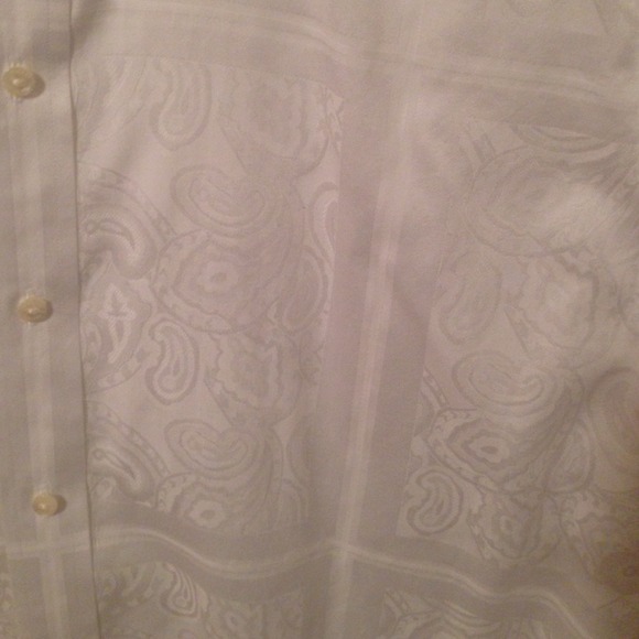 Men's White Button Down - Picture 2 of 2