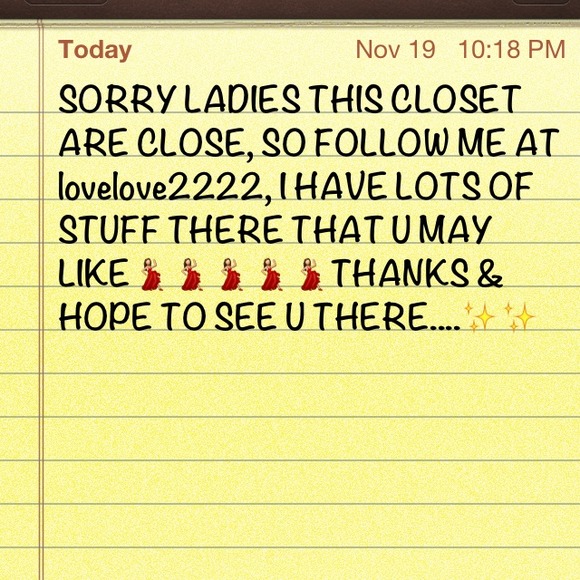 ✨CLOSET CLOSE✨