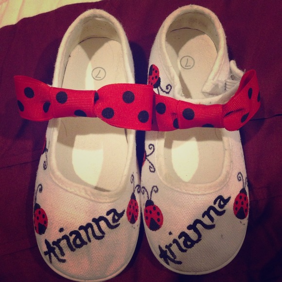 Custom ladybug shoes!