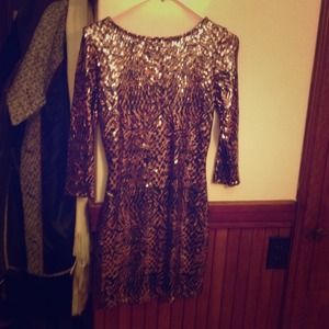 Sequined New Years/Vegas party dress