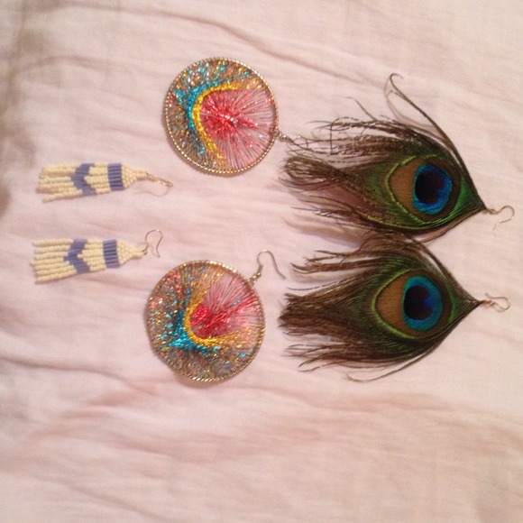 Set of 3 earrings or single