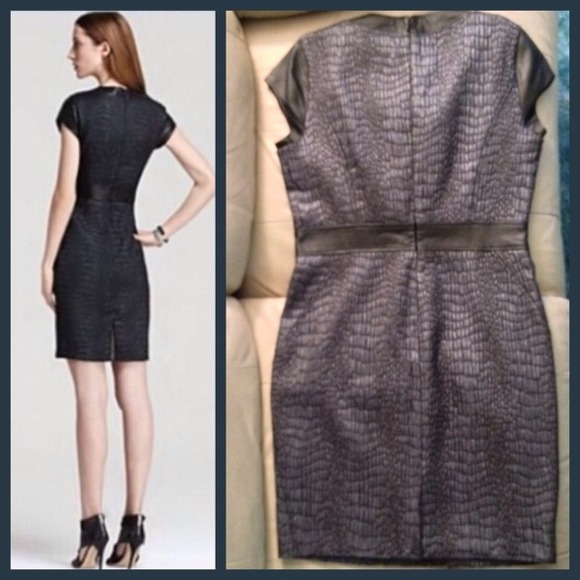 SOLD -- 🎉Editor Pick🎉HP🎉 ZSpoke Jacquard Dress. - Picture 2 of 4