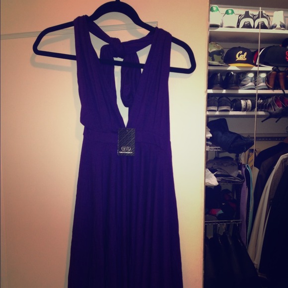 Tart convertible short dress- Purple