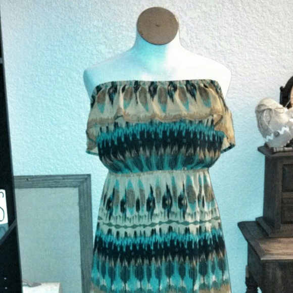 Strapless dress