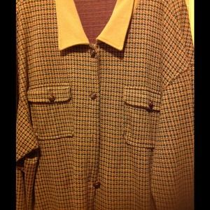 Houndstooth style shirt