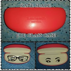 PINK KATE SPADE EYE GLASS CASE