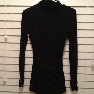 WHBM adorable black turtleneck
