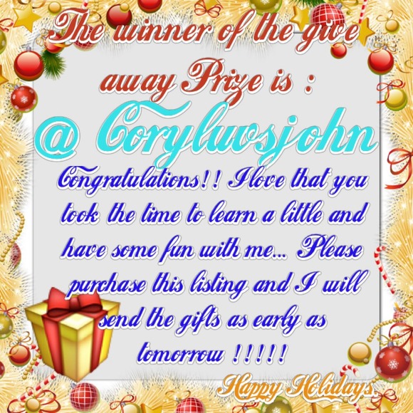 Accessories - Early Holiday Give Away 🎅🎅🎄🎄