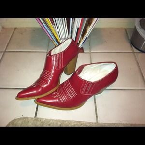 Red Rampage Cowboy Shoe Boots