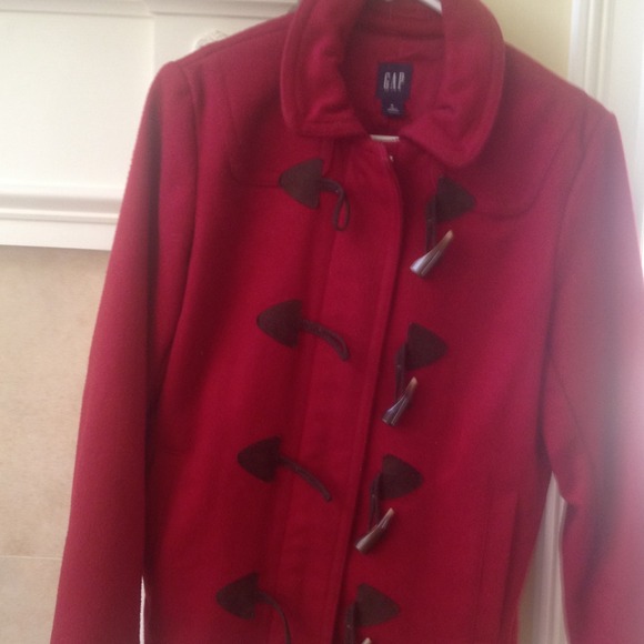 GAP Red Toggle Coat