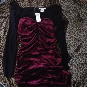 Velvet /mesh dress from Arden B (medium)