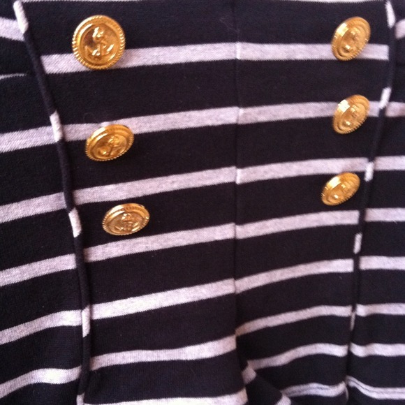Black and grey stripe shorts - Picture 4 of 4