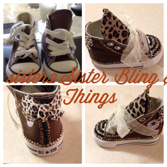Custom bling converse