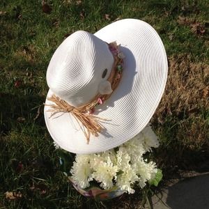 XXBUNDLEDXX  White "vacation" hat