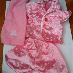 Pj set fits american girl doll (not AG brand)