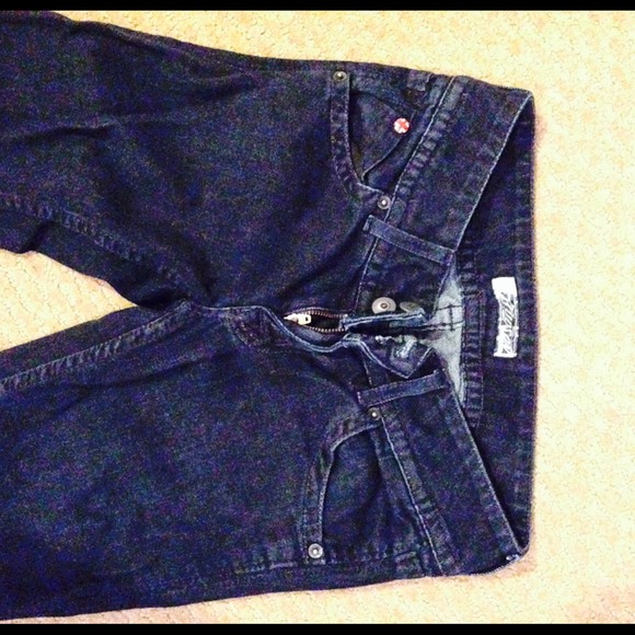 Hudson signature bootcut jeans in dark SPI wash