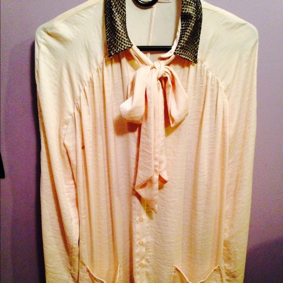 Rachel Roy silly tie shirt dress