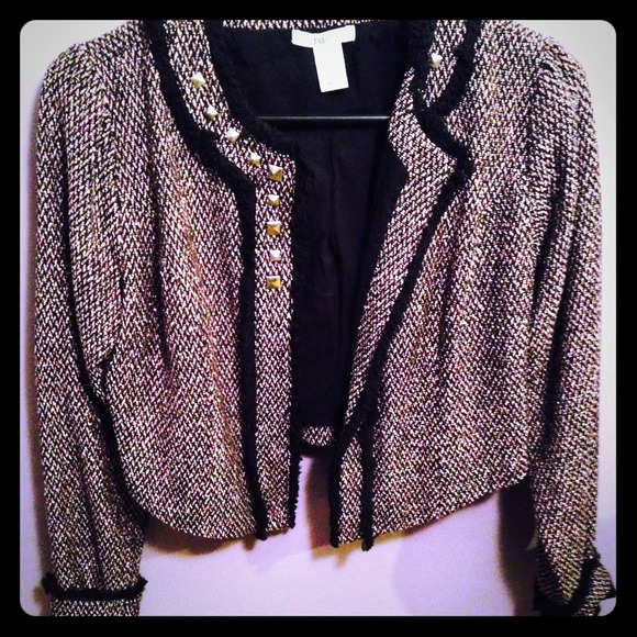 Bar III pink and black jacket