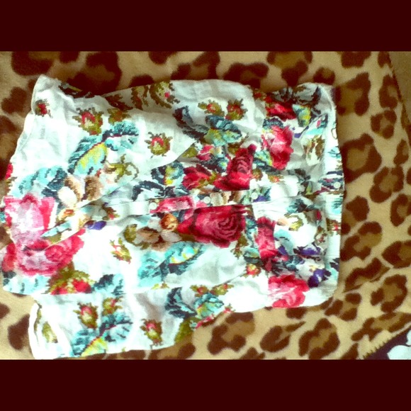 floral tube top!