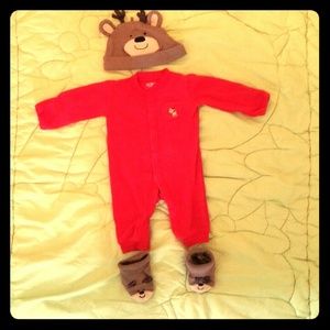 Baby boy moose 1 piece