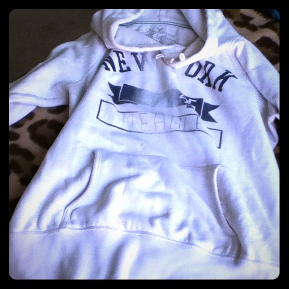 White/Navy American eagle hoodie!