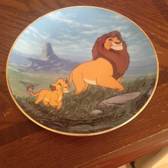 1994 disney plate