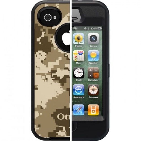 iPhone 4/4S Otter box OEM Defender Camo Black