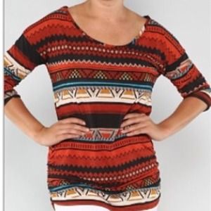 Aztec top/bracelet/earrings BUNDLE