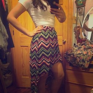 High low skirt