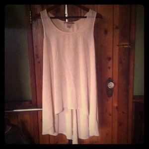 $ SOLD $ Sleeveless high low top