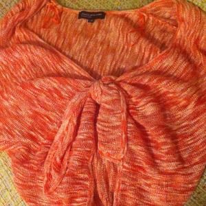 An Orange Pull-Over,never worn!!