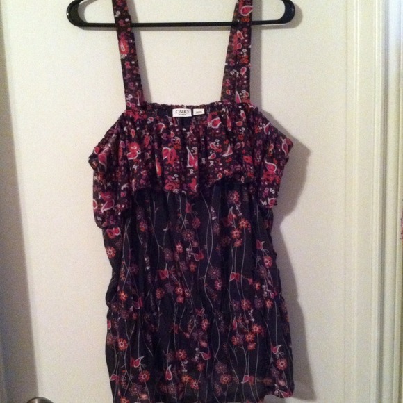 Floral print top