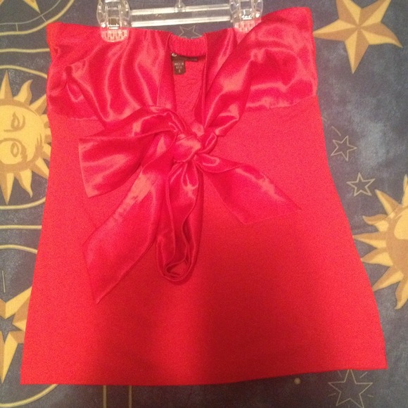 Bebe strapless top