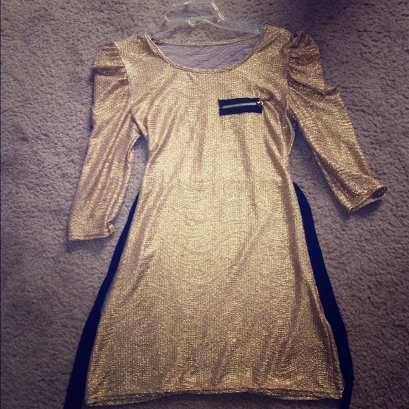 Golden dress