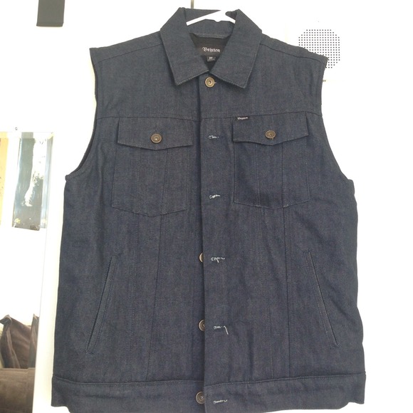 heavy denim vest