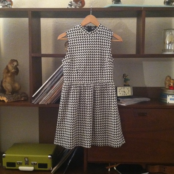 Black & white mod dress