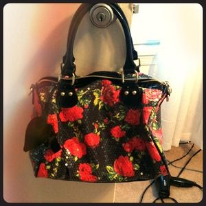 Betsey Johnson floral bag