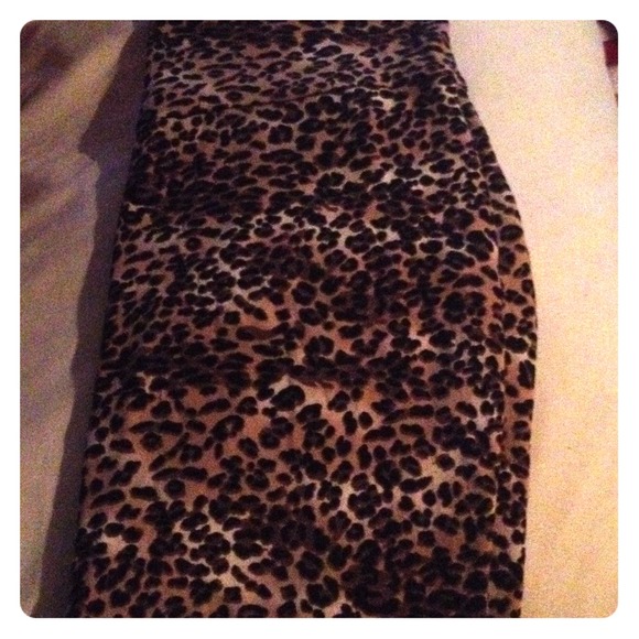 Cheetah Print Skirt