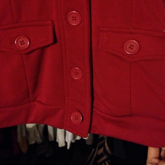 Red peacoat ❤️ - Picture 2 of 3