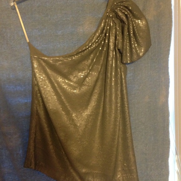 Elegant one shoulder blouse