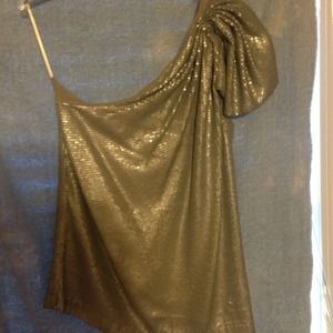 Elegant one shoulder blouse