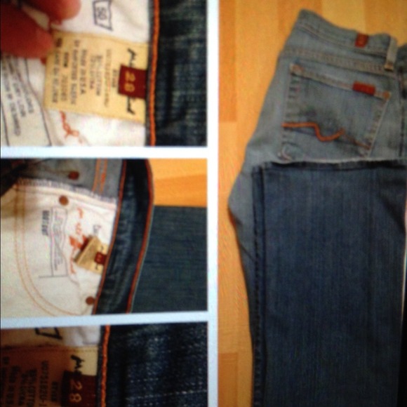 💢SOLD💢💢7 All Mankind size 28 - Picture 3 of 3