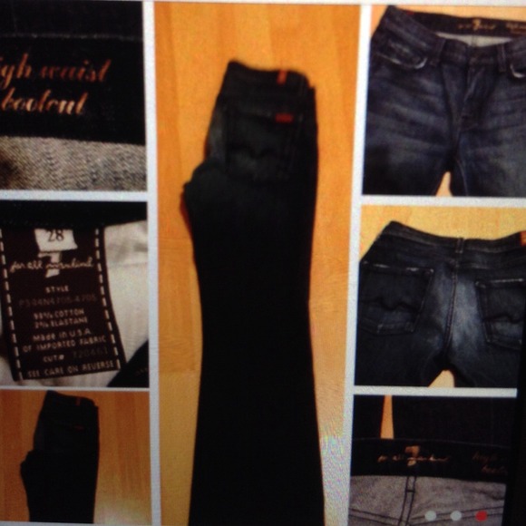 💢💢SOLD ON BUNDLE💢💢7 All Mankind dark - Picture 3 of 3