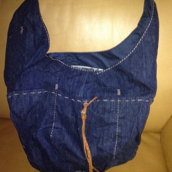 Denim Hobo bag