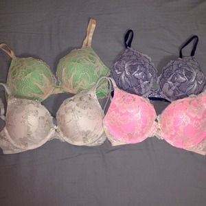 Victoria's Secret lace bras 34C