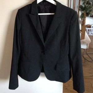 Express black suit blazer