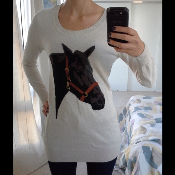 Horse sweater dress