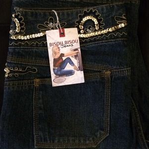 Embellished Bootcut Jeans