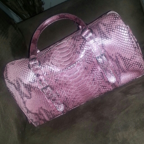 Liz Claiborne snakeskin handbag negotiable/tradeab