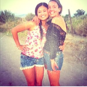 One Shoulder Floral Top from PacSun